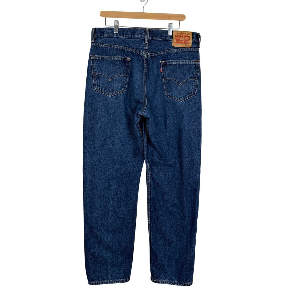 Levi's 550 Relaxed Fit Jeans Mens 36x34 Medium Wash Tapered Leg Denim